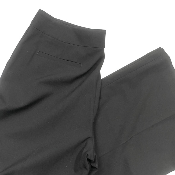 Lafayette 148 8 Black Straight Dress Pants Wool Pockets Pockets - Picture 2 of 7